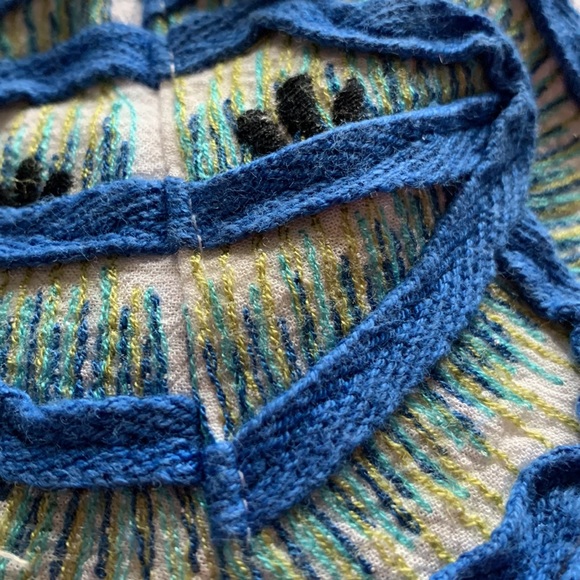 Tamara Catz embroidered gauze Shorts size 10 - Picture 6 of 13